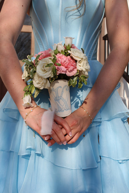 Linen Bouquet Wrap