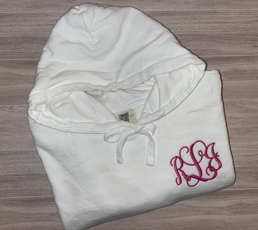 Custom Embroidered Comfort Color Hoodie