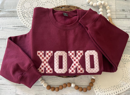 XOXO Applique Valentine Sweatshirt
