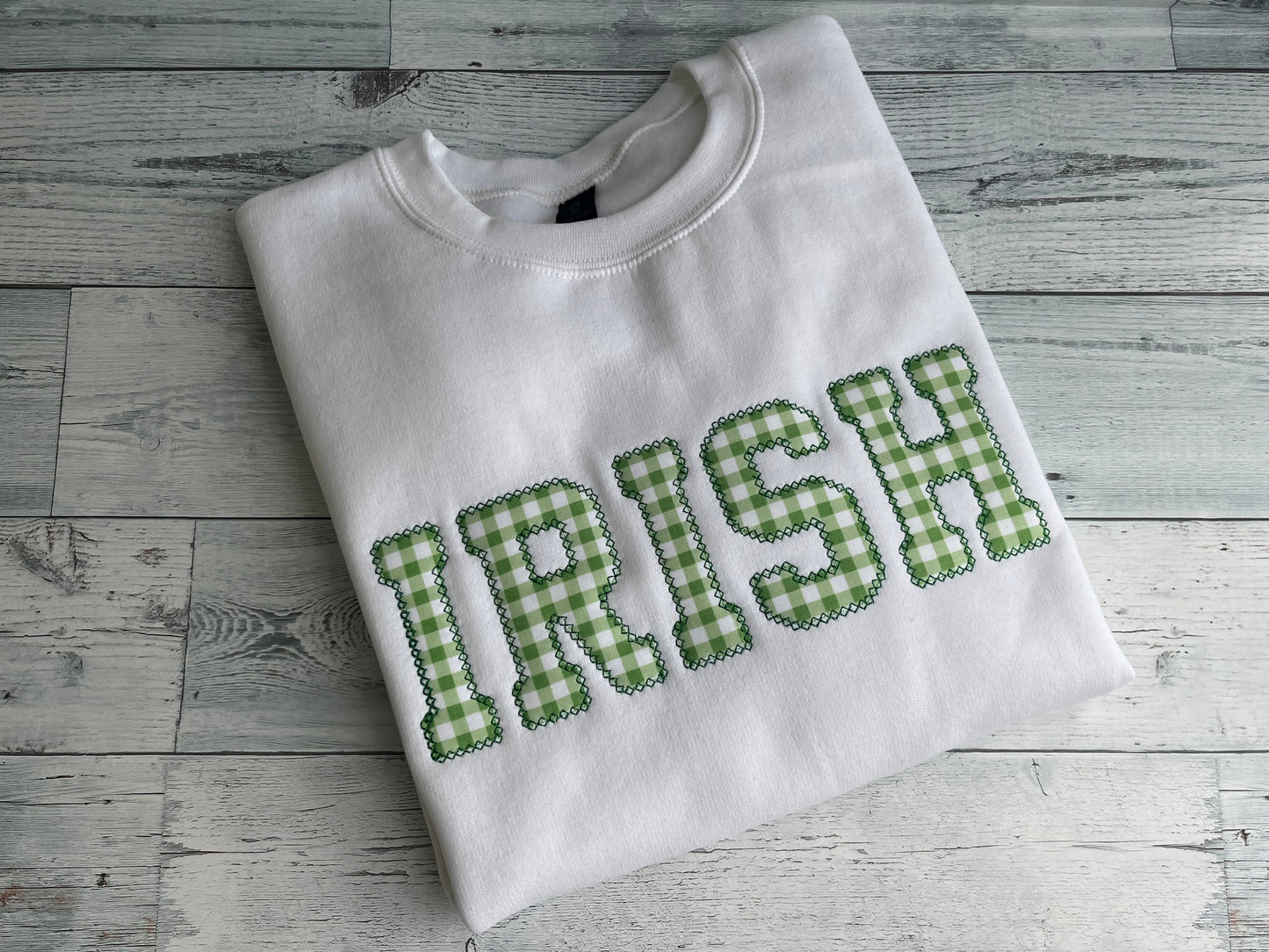"Irish" Applique Crewneck