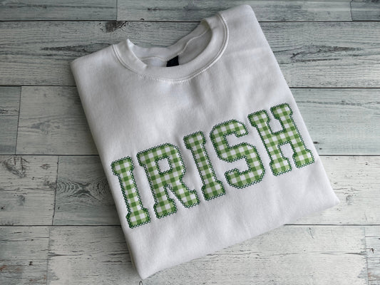 "Irish" Applique Crewneck