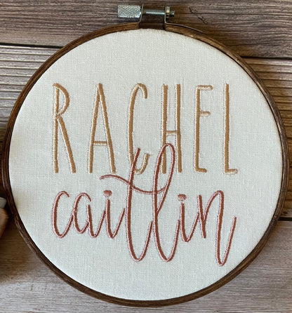 Custom Embroidered Baby Name Announcement | Birth Announcement | Baby Shower Gift | Newborn Photo Prop | Hospital Announcement Sign