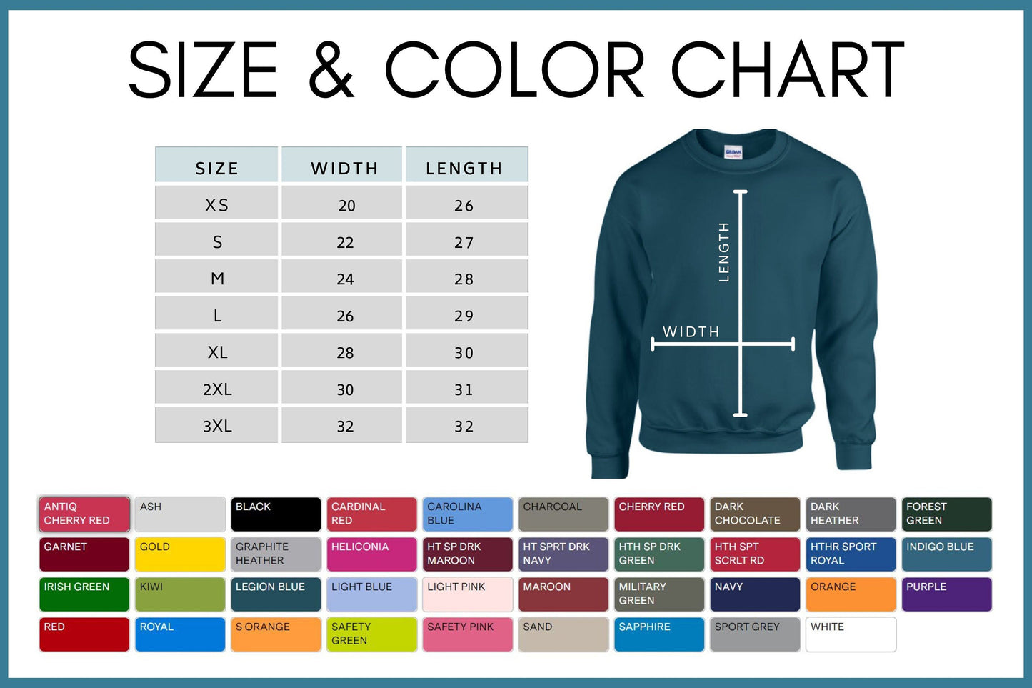 From the Rising Sun to the Setting Same | Christian Clothing |Embroidered Crewneck Sweatshirt | embroidered sweatshirt |embroidered crewneck