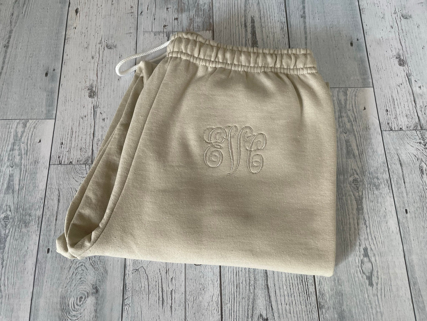 Embroidered Sweatpants | Embroidered Monogram | Personalized Sweatpants | Monogrammed Sweatpants | Jogger | Bridal Party Gift | Gift for Her