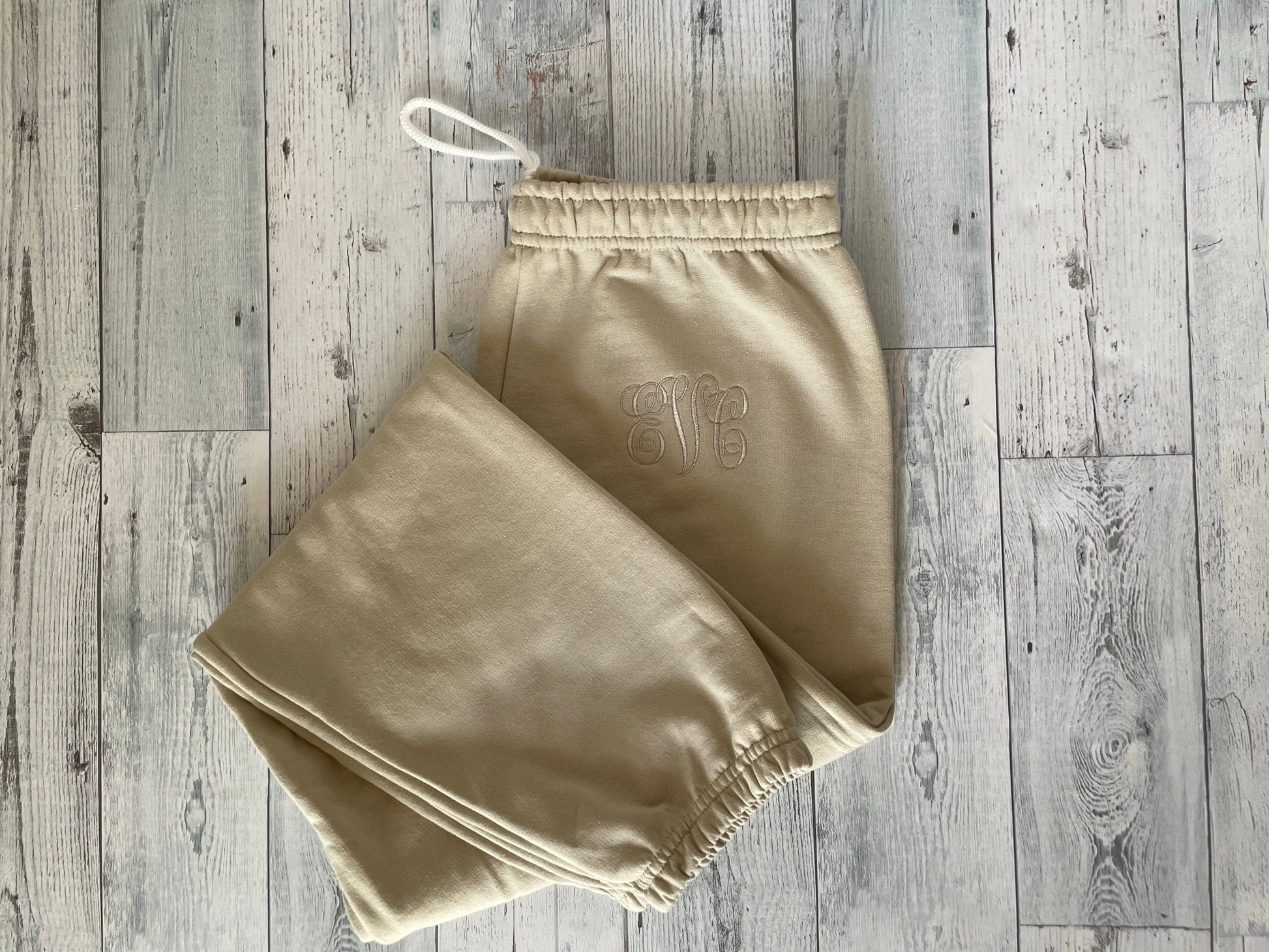 Embroidered Sweatpants | Embroidered Monogram | Personalized Sweatpants | Monogrammed Sweatpants | Jogger | Bridal Party Gift | Gift for Her