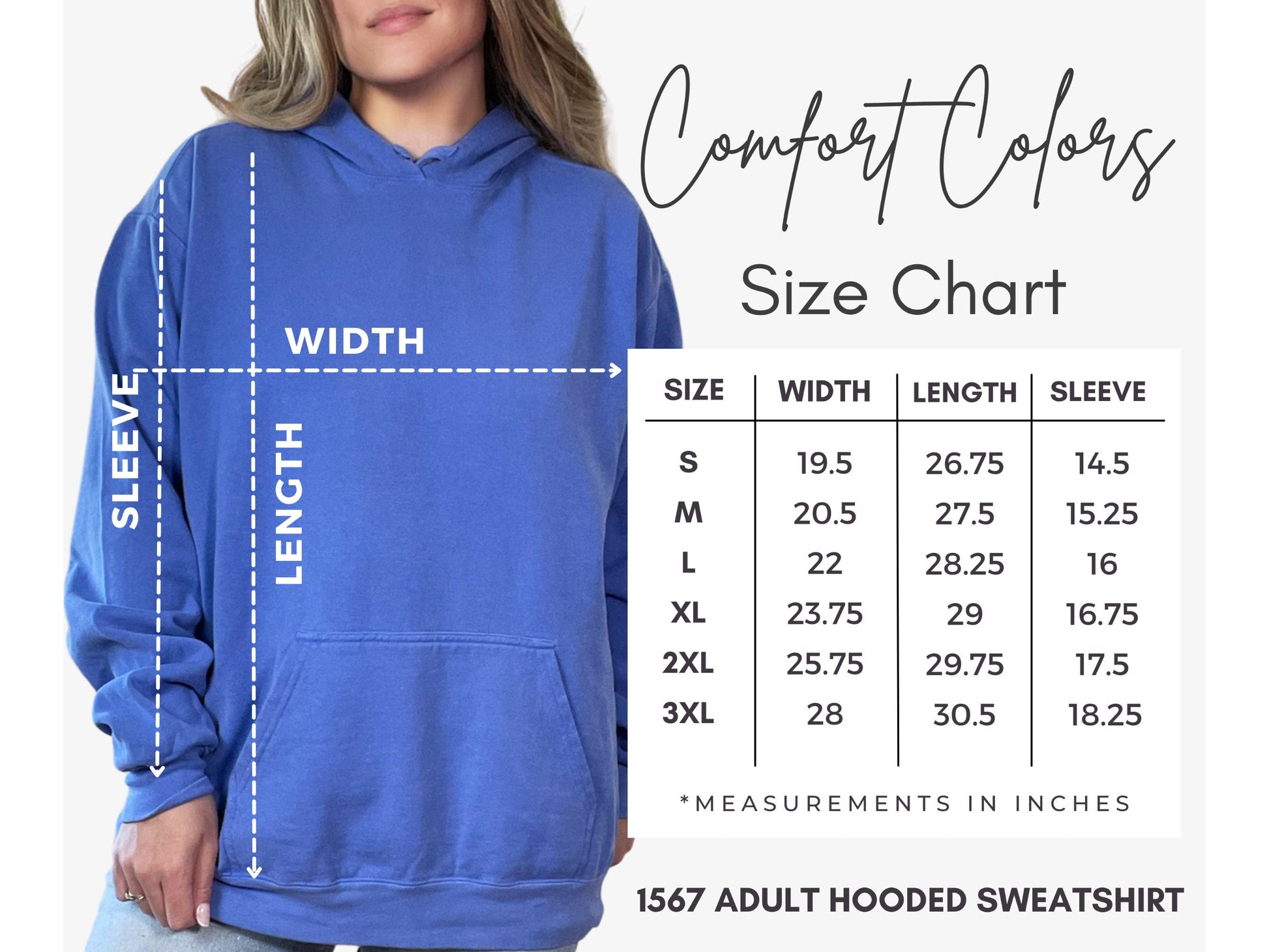 Custom Comfort Color Hoodie | Personalized Hoodie | Gift for Mom | Embroidered Hoodie | Monogrammed Hoodie | Gift for Women |