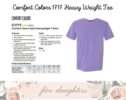 Comfort Colors Tee | Monogrammed Comfort Colors T-Shirt | Monogrammed Tee | Personalized T-Shirt | Custom Monogram Shirt |Bridal Party Gift