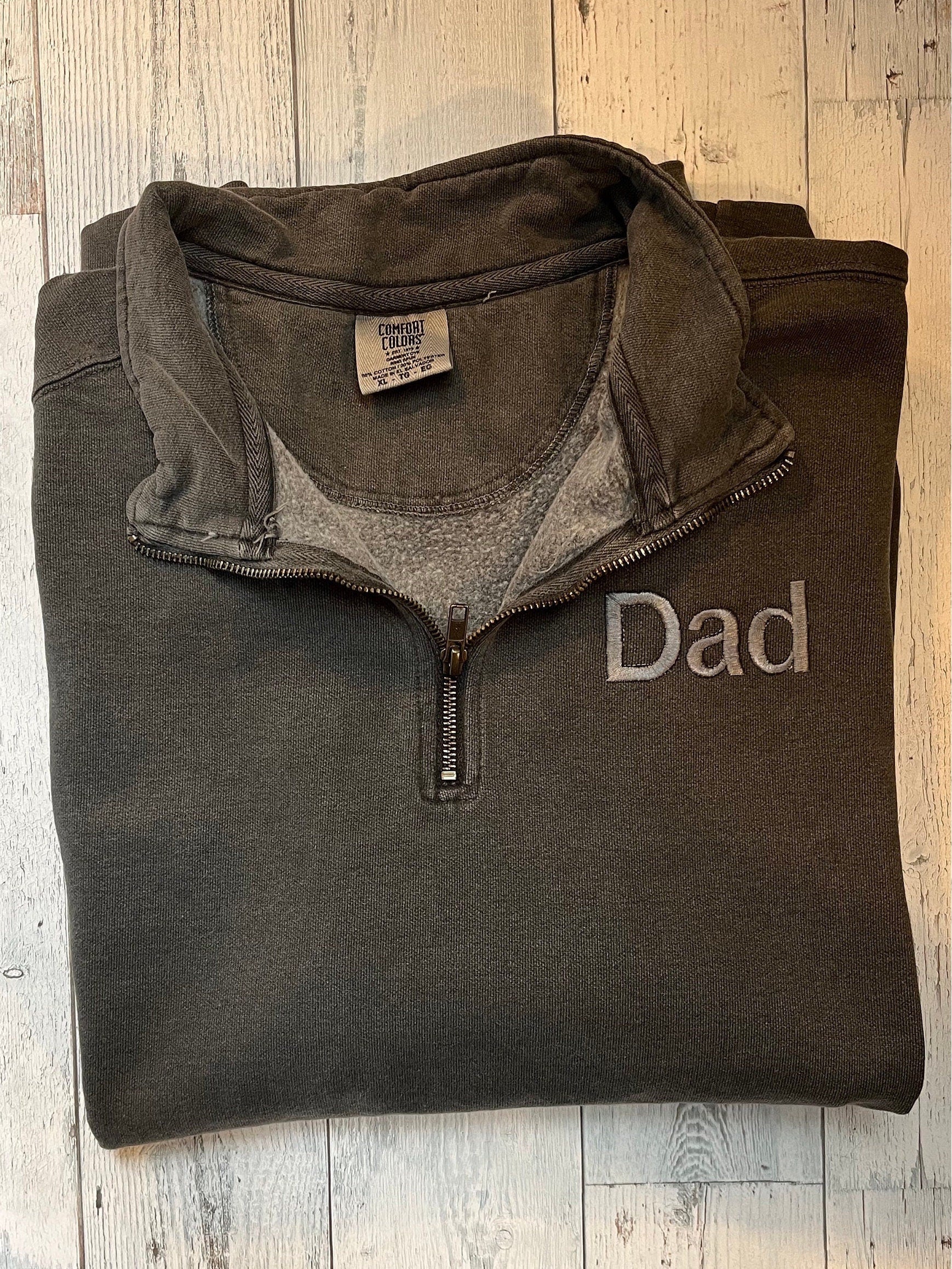 Custom Embroidered Comfort Colors Pullover | Embroidered Quarter Zip | Personalized Quarter Zip | Gift for Her | Bridal Party | Custom Text