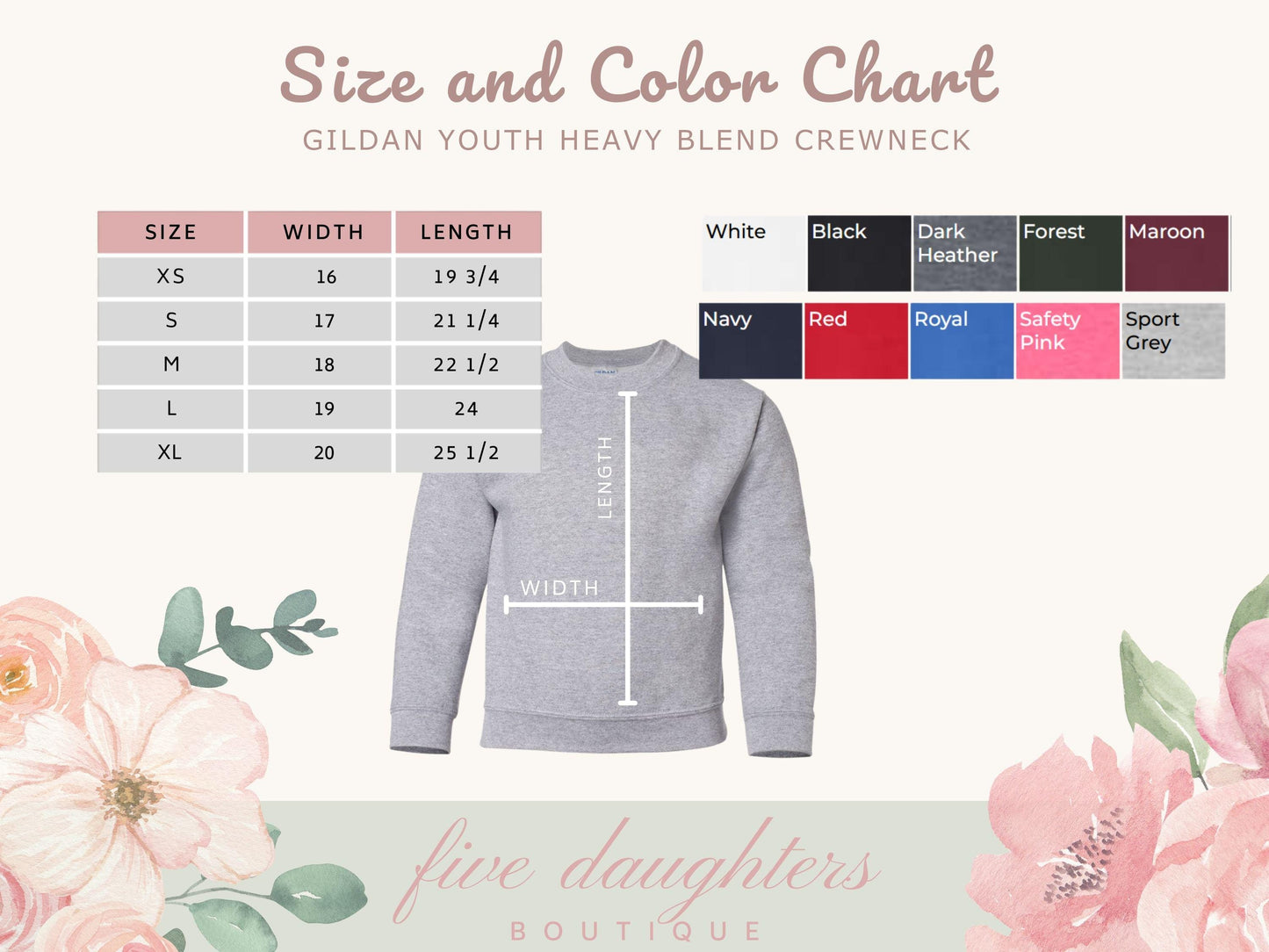 Custom Embroidered Crewneck Sweatshirt|Embroidered Sweatshirt|Embroidered Crewneck, Gildan Crewneck